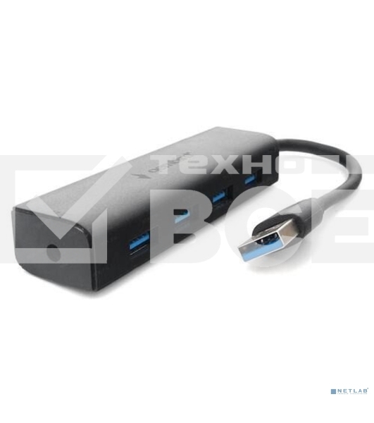 Концентратор USB 3.0 Gembird UHB-C354, 4 порта, с доп питанием