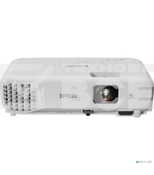 Проектор Epson EB-E01 белый (LCD, 1024 x768, 3300Lm, 15000:1, 2.4 kg) (V11H971040)