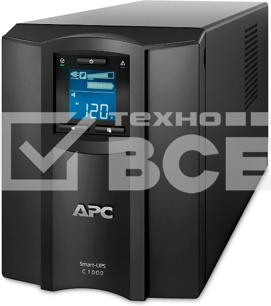 Источник бесперебойного питания APC Smart-UPS C SMC1000IC 600Вт 1000ВА черный