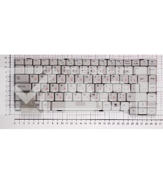 Клавиатура для ноутбука Packard Bell 7521 6020 6021 серая