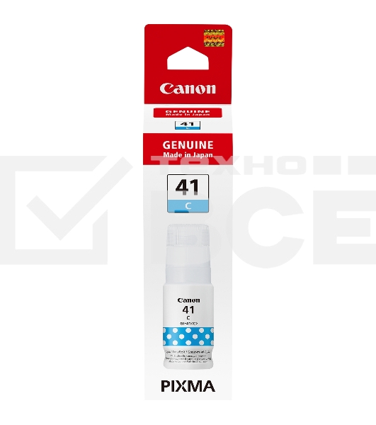 Чернила Canon GI-41 C голубой (70 мл) для Canon Pixma G1420/G2420/G3420/G2460/G3460