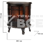 Светодиодный камин Neon-night 'Винтаж' с эффектом живого огня 30х16х35,5 см, батарейки 3хС (не в комплекте) и USB (в комплекте), фото11