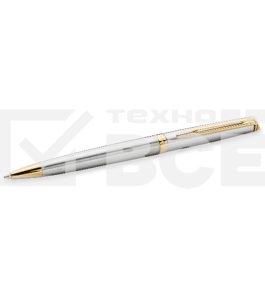 Ручка шариковая Waterman Hemisphere (CWS0920370) Steel GT M син. черн. подар.кор.