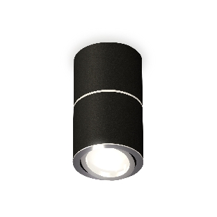 Светильник Ambrella Light XS7402140 SBK/PSL черный песок/серебро полированное MR16 GU5.3 (C7402, A2070, C7402, N7003)
