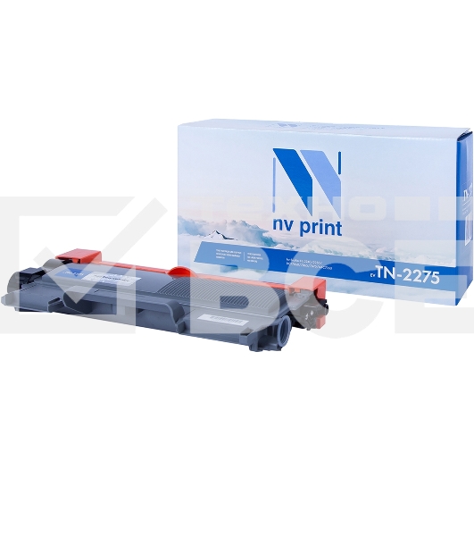 Картридж NVPrint совместимый Brother TN-2275T для HL-2240R/2240DR/2250DNR/DCP-7060DR/7065DNR/7070DWR/MFC-7360NR/7860DWR/FAX-2845R/FAX-2940R (2600k)