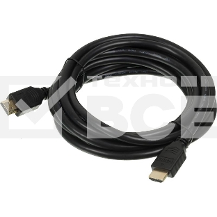 Кабель аудио-видео Buro 2.0 HDMI (m)/HDMI (m) 3м. позолоченные контакты черный
