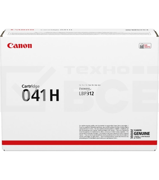 Картридж лазерный Canon Cartridge 041H (0453C002) черный (20000 стр.) для Canon LBP312x