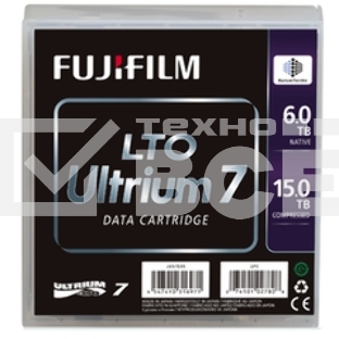 Ленточный накопитель Fujifilm Ultrium LTO7 RW 15TB (6Tb native) bar code labeled Cartridge (for libraries & autoloaders) (analog C7977A + Label)