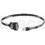 Переходник Greenconnect Конвертер-переходник 0.5m плоский, черный, позолоченные коннекторы, 28/26 AWG, USB 2.0 AM/DB9 RS-232 PRO, чипсет PL2303RA (GCR-UOC5M-BCG-0.5m), фото3