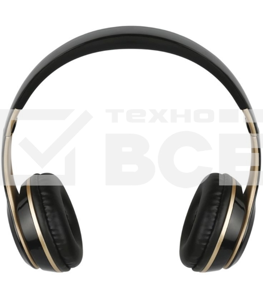 Наушники Harper HB-213 20-20000 Гц  88 дБ   32 Ом 200мА черный/золотой
