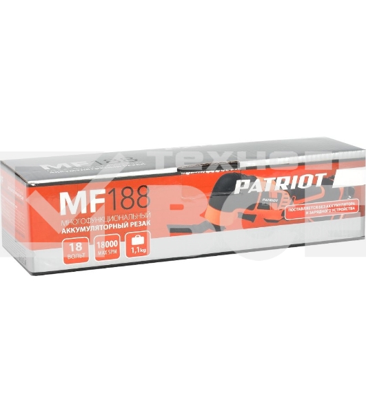 Резак аккумуляторный многофункциональный PATRIOT MF 188 (Без ЗУ и АКБ) в коробке, UES
