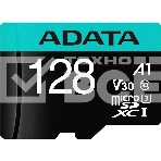 Карта памяти MICRO SDXC 128GB W/AD. AUSDX128GUI3V30SA2-RA1 ADATA, фото2