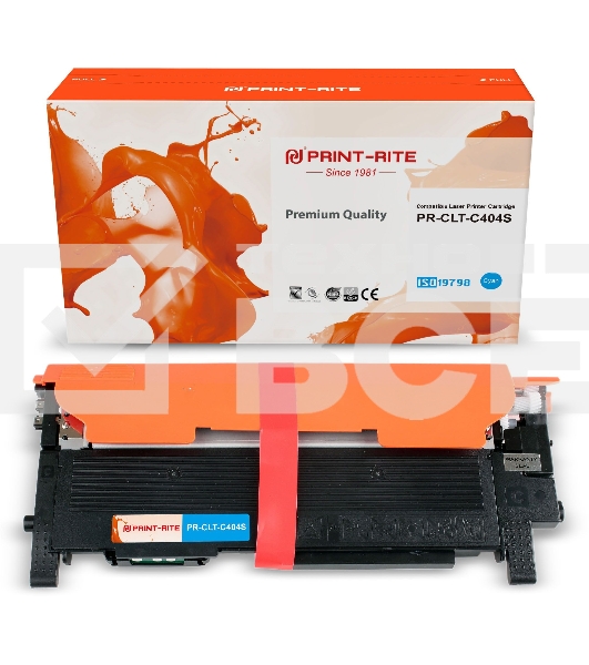 Картридж лазерный Print-Rite TFSFQWCPU1J PR-CLT-C404S CLT-C404S голубой (1000стр.) для Samsung SL-C430/C430W/C480/C480W/C480FW
