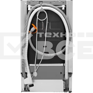 Встраиваемая посудомоечная машина AEG FSE73527P, загрузка на 10 комплектов посуды, сенсорное управление, 7 программ, 44.6x55x82 см, черный цвет, сушка: с открыванием дверцы, индикация на полу: проекция дисплея