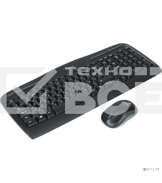 Клавиатура + мышь Logitech MK330 клав:черный мышь:черный USB беспроводная Multimedia