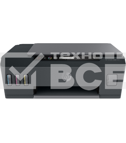 МФУ струйный HP Smart Tank 500 (4SR29A), A4, цветной, печ. до 22 стр/мин. (ч/б) до 16 стр/мин. (цвет), скан. до 8 стр/мин. (ч/б) 4 стр/мин. (цвет), 1200x1200dpi, USB