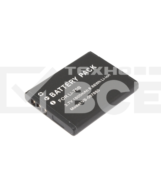 Аккумуляторная батарея для фотоаппарата Olympus X-940, VG-110, VG-120 (Li-70B) 3,7V 1800mAh