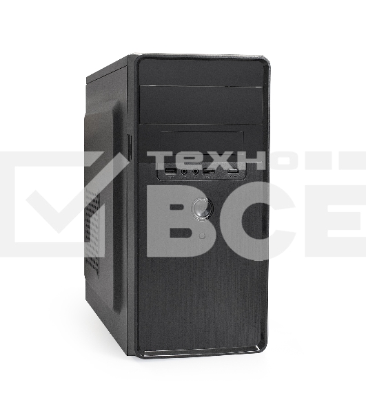 Компьютерный корпус Minitower ExeGate BA-309-UNS350 (mATX, БП UNS350 с вент. 12см, 2*USB, HD аудио, черный)