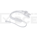 Разветвитель-Y для уличных гирлянд Neon-night Professional (1 вход, 3 выхода) белый ПВХ, фото 1