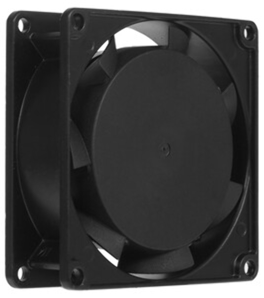 Вентилятор 12В DC ExeGate EX08025H2P (80x80x25 мм, Hydraulic bearing (гидродинамический), 2pin, 2200RPM, 22dBA)