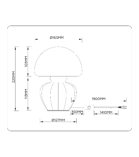 Светильник Ambrella light LH53248 GB/WH серо-синий/белый G9 max 28W D165*220