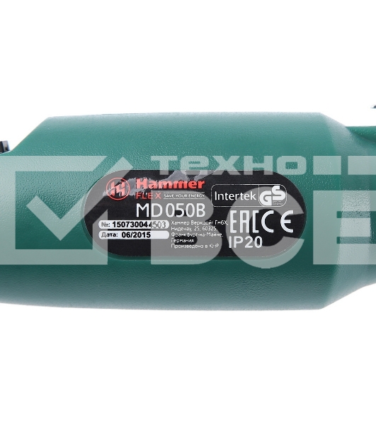 Дрель Haммer Flex MD050B 262594 113-004 Дрель (мини) 12В 1-3.2мм 15000об/мин + аксессуары 80шт, в блистере