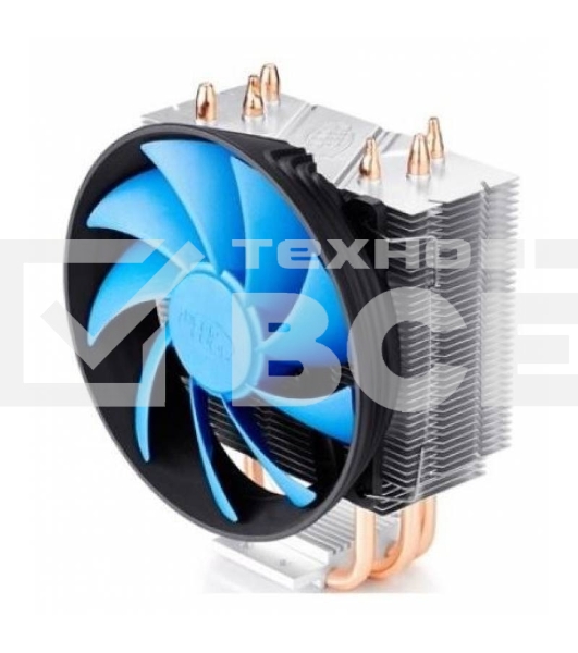 Кулер для процессора DEEPCOOL GAMMAXX300 S1150/S1200/S1366/S1155/S1156/S775/AM2/AM2+/AM3/FM1 24шт/кор, TDP 130Вт, PWM, 17.8~21dB(A), RET