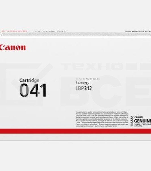 Картридж лазерный Canon Cartridge 041 (0452C002) черный (10000 стр.) для Canon LBP312x