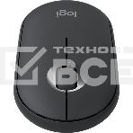 Мышь беспроводная Logitech Pebble M350 графитовый, 1000 dpi, радиоканал, Bluetooth, USB, кнопки - 3, фото3