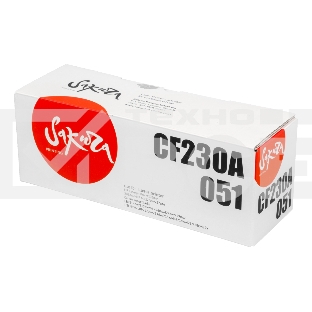 Картридж лазерный Sakura CF230A/051 для HP и Canon, черный, 1 700 к.