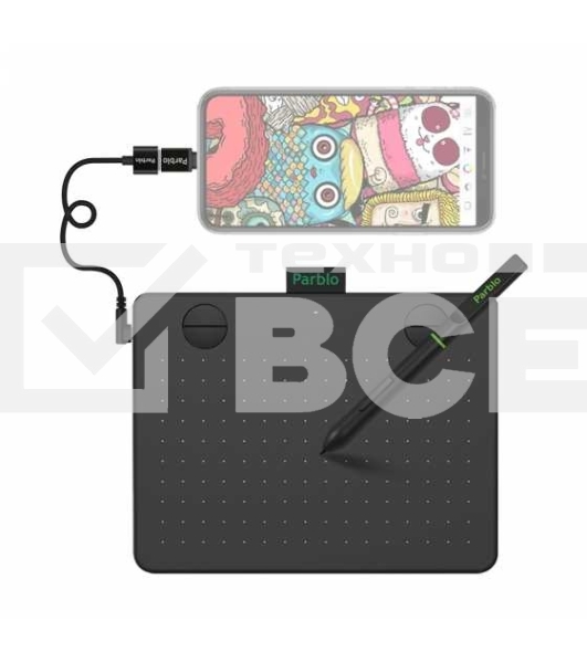 Графический планшет Parblo A640 V2 USB Type-C черный