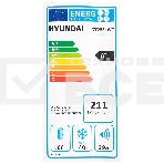 Холодильник Hyundai CT2551WT белый двухкамерный 166/40л морозилка сверху, фото10