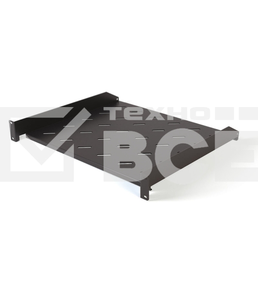 Полка стационарная Hyperline TAL3-1U-250-RAL9005 1U 19