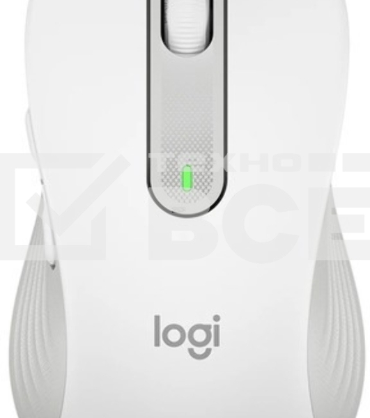 Мышь беспроводная Logitech Signature M650 L белый, 4000 dpi, радиоканал, Bluetooth, USB, кнопки - 5