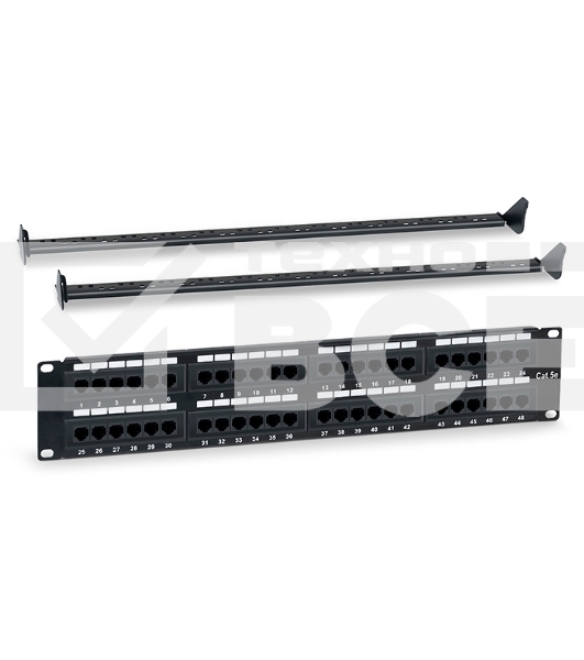 Патч-панель Hyperline WRLine WR-PL-48-C5E-D 19