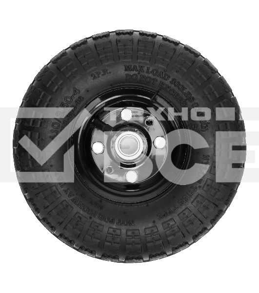Колесо PALISAD 68970  пневм. 4.10/3.50–4 с несим.ступ. d260мм. подш. внут.диам. 20мм. длина оси - 5