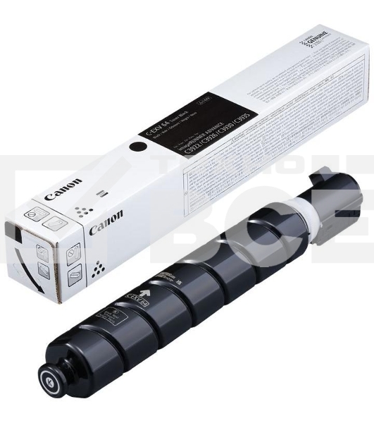 Тонер Canon C-EXV64BK 5753C002 (черный) туба 950гр. для копира imageRunner Advance DX C3922i/C3926i/C3930i/C3935i, (ISO 38000 стр)