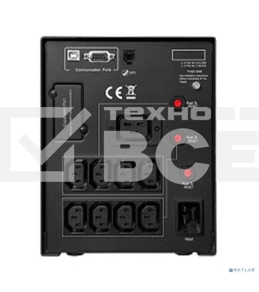 Источник бесперебойного питания CyberPower PR2200ELCDSL 2200VA/1980W USB/RJ11/45 (9 IEC)