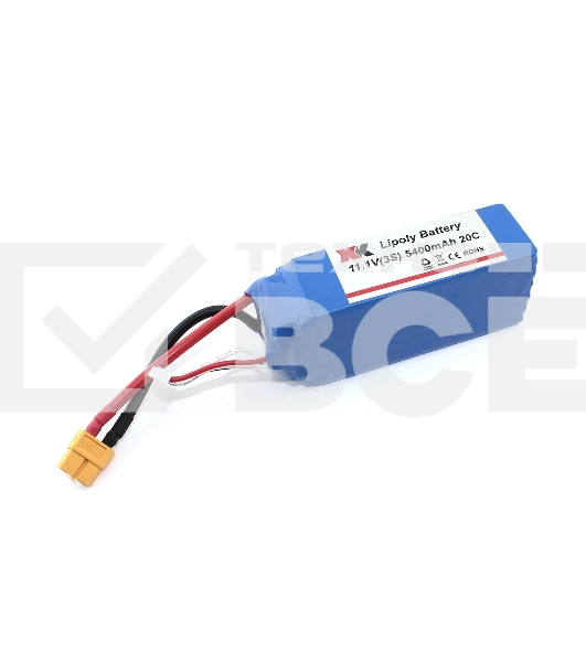 Аккумулятор Li-Pol 11.1V 803496 5400mAh разъем XT60-Plug