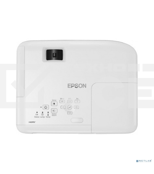 Проектор Epson EB-E01 белый (LCD, 1024 x768, 3300Lm, 15000:1, 2.4 kg) (V11H971040)