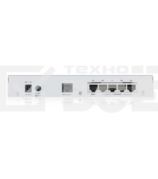 Межсетевой экран и Wi-Fi контроллер Zyxel USG FLEX 100, 1xWAN GE, 1xOPT GE (LAN/WAN), 3xLAN/DMZ GE, 1xUSB3.0, AP Controller (8/24), NebulaFlex **