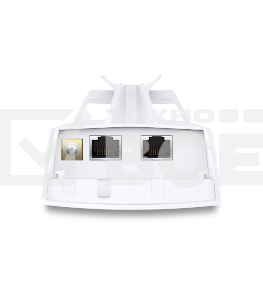 Внешняя точка доступа Outdoor 2.4GHz 300Mbps CPE, 30dBm, 2T2R, 12dBi directional antenna, 2 10/100Mbps LAN ports, IPX5, Passive PoE EUplug