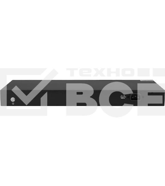 Управляемый коммутатор SNR уровня 2+, 24 порта 10/100/1000Base-T с поддержкой POE, 4 порта 1/10G SFP+, бюджет POE 370W