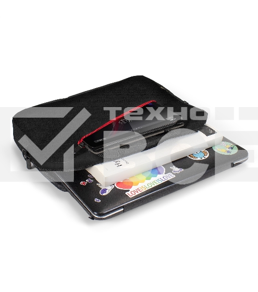 Сумка ExeGate Start S1518 Black, черная, полиэстер, для ноутбуков до 15.6