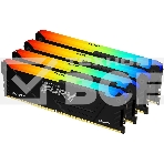 Оперативная память Kingston Fury Beast, DDR4, 32GB (4x8GB), 3600MHz, CL17, с радиаторами, RGB, черный, фото5