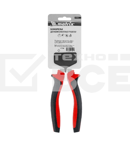 Бокорезы, 160 мм, хром-ванадий, двухкомпонентные рукоятки Matrix