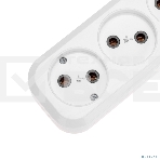 Удлинитель PROconnect 3 гнезда, 1,5 м, 2х0,75 мм², б/з, белый, фото 1