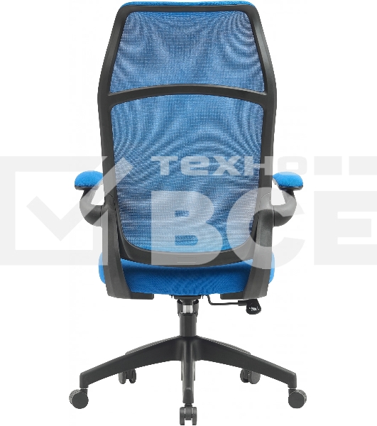 Кресло компьютерное Cactus CS-MC505-BL темно-синий, сиденье темно-синий, сетка/ткань, крестов. пластик