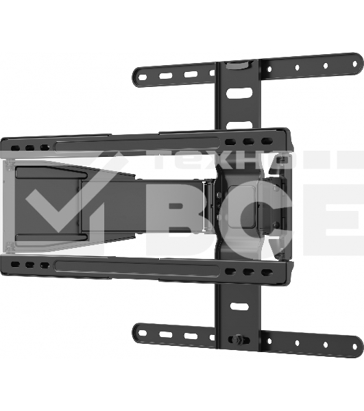 Кронштейн для телевизора Ultramounts UM955 черный 37'-75' макс.50кг настенный поворот и наклон