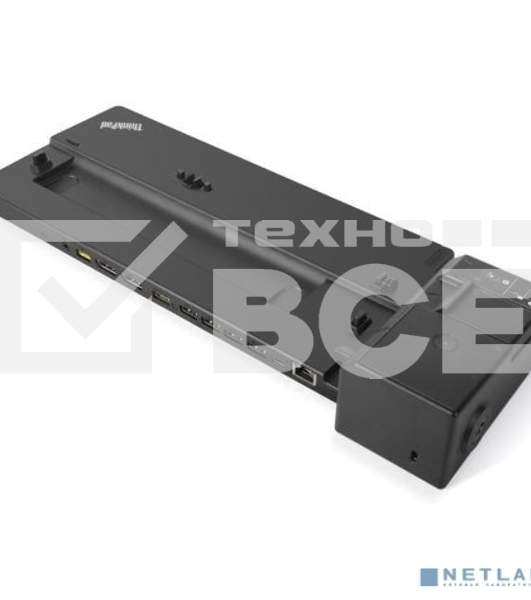 Док-станция Lenovo ThinkPad Basic Docking Station - 90W, 2xUSB 3.1, 2xUSB2.0,Gigabit Ethernet, 1xDP, 1x VGA,1xCombo Audio Port, DC-IN, Kensington slot, Key lock for L480, L580, T480, T480s, T580, X280, P52s, X1 Carbon G6